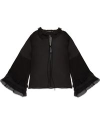 DELUC - Bradley Sheer Ruffle Shirt - Lyst