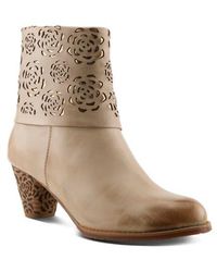 Spring Step - Kissofarose Leather Bootie - Lyst