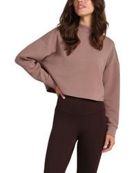 Rhone - Dreamglow Mock Neck Crop Sweatshirt - Lyst