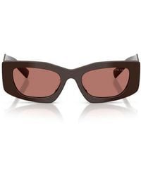 Prada - 51Mm Rectangular Sunglasses - Lyst