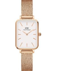 Daniel Wellington - Quadro Melrose Mesh Strap Watch, 20Mm X 26Mm - Lyst