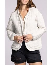 Thread & Supply - Joplin Quilted Cotton Tie Front Jacket - Lyst