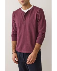 Marine Layer - Pacifica Stretch Henley - Lyst