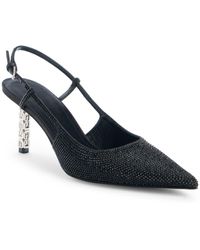 Givenchy - Slim G-cube Crystal Embellished Pointed Toe Slingback Pump - Lyst