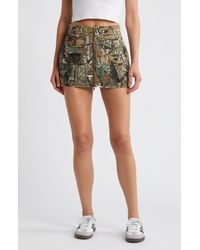 PTCL - Front Zip Cargo Miniskirt - Lyst