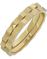 Bony Levy - 14K Gold Stackable Band Ring - Lyst