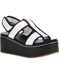Chinese Laundry - Swell Raffia Platform Wedge Sandal - Lyst