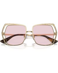 Dolce & Gabbana - 55mm Polarized Butterfly Sunglasses - Lyst