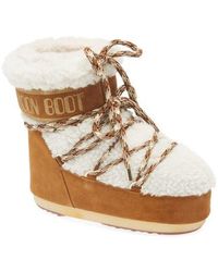 Moon Boot - Icon Low Genuine Shearling Boot - Lyst