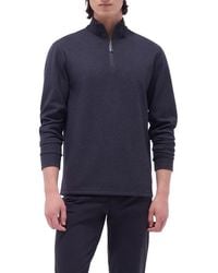 Bugatchi - Quarter Zip Performance Pullover - Lyst