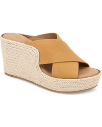 Gentle Souls - Porto Espadrille Platform Wedge Slide Sandal - Lyst