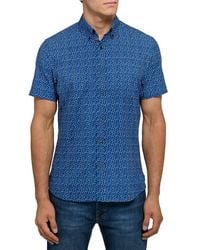 Con.struct - Dot Woven Short Sleeve Basic - Lyst