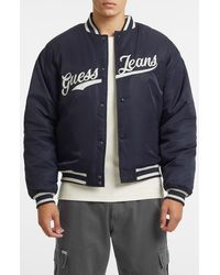 Guess - Gj Patch Bomber Jacket - Lyst