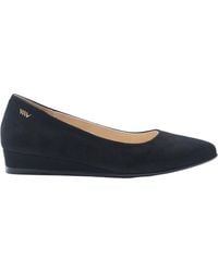VISCATA - Roma Suede Flats - Lyst