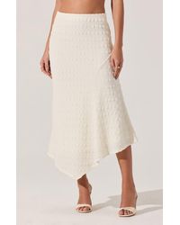 Astr - Smock Asymmetric Skirt - Lyst