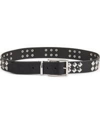 FRAME - The Studded Leather Belt - Lyst