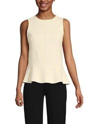 Lands' End - Sleeveless Starfish Peplum Top - Lyst