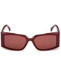 Max Mara - Spark 54Mm Rectangular Sunglasses - Lyst