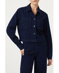 Mavi - Shirley Crop Denim Shirt Jacket - Lyst