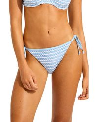 Seafolly - Side Tie Hipster Bikini Bottoms - Lyst