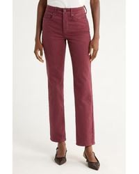 NYDJ - Marilyn High Waist Straight Leg Jeans - Lyst