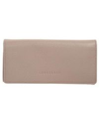 Longchamp - Le Foulonne Leather Continental Wallet - Lyst