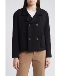 Frank & Eileen - Oona Crop Peacoat - Lyst