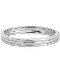 Ettika - Etched Hinged Bangle - Lyst