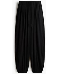 H&M - Balloon Drawstring Trousers - Lyst
