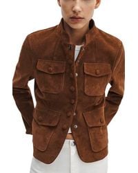 Rag & Bone - Mercer Suede Jacket - Lyst
