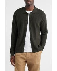 NN07 - Navi 6499 Ribbed Cotton Full Button Cardigan - Lyst