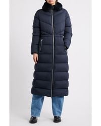 Moose Knuckles - Belle Cote Down Puffer Coat With Genuine Shearling Collar - Lyst