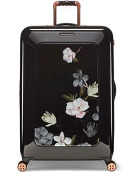 it luggage black & rose gold trim 31 inch suitcase