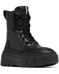 Sorel - Caribou X Waterproof Leather Lace-Up Boot - Lyst