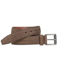 Johnston & Murphy - Oiled Leather Belt - Lyst