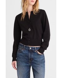 Madewell - Button Front Cotton Cardigan - Lyst