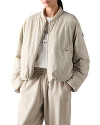 Moose Knuckles - Tegan Water Repellent Bomber Jacket With Removable 800 Fill Power Down Puffer Liner - Lyst