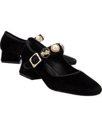 Prologue Shoes - Macbeth Velvet Mary Jane Pumps - Lyst