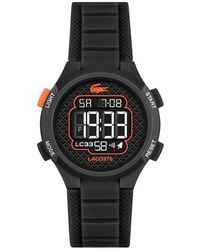 Lacoste - Kids' Lc33 Digital Silicone Strap Watch, 32Mm - Lyst