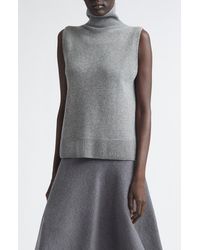Brandon Maxwell - The Bruno Sleeveless Virgin Wool Turtleneck Sweater - Lyst