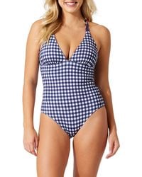 Tommy Bahama - Summer Floral Reversible One-piece Swimsuit - Lyst
