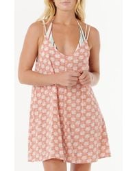 Rip Curl - Williams Cotton Blend Cover-Up Sundress - Lyst