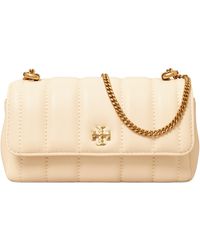 Tory Burch - Mini Kira Flap Convertible Quilted Leather Shoulder Bag - Lyst