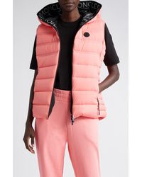 Moncler - Aliterse Down Hooded Vest - Lyst