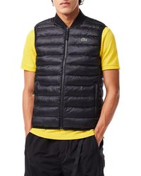 Lacoste - Quilted Nylon Vest - Lyst