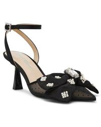 Betsey Johnson - Mark Ankle Strap Mesh Pump - Lyst