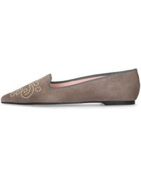 Pretty Ballerinas - Pointed Toe Studded Loafer - Lyst