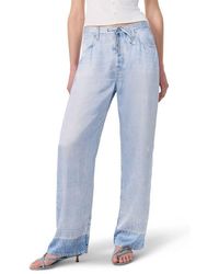 Rag & Bone - Miramar Phoebe Faux Denim Satin Pants - Lyst