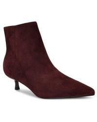 Nine West - Turrel Pointed Toe Kitten Heel Bootie - Lyst