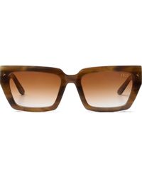 DEZI - Switch 55Mm Gradient Rectangular Cat Eye Sunglasses - Lyst